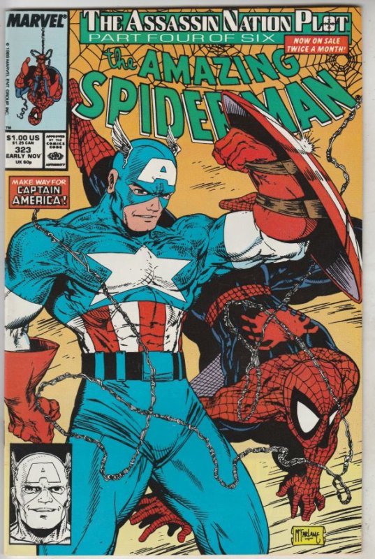 Amazing Spider-Man #323 (Nov-89) NM- High-Grade Spider-Man