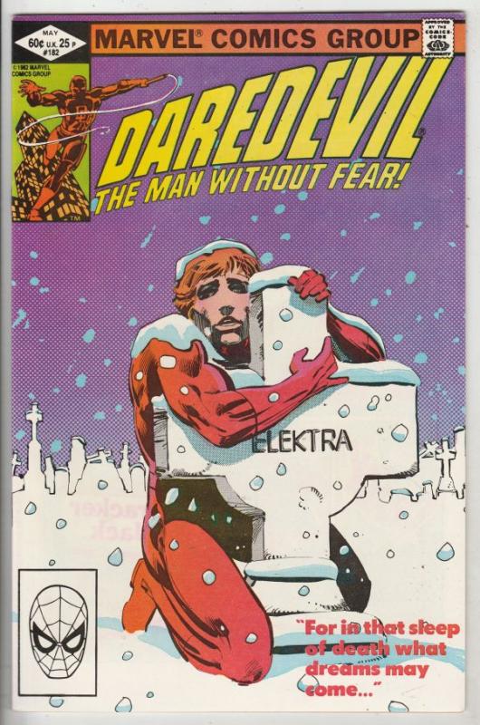 Daredevil #182 (May-82) NM/NM- High-Grade Daredevil