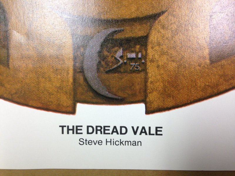 WIZARDS RINGS ELVES & THINGS THE DREAD VALE 1976 STEVE HICKMAN SIGNED ART PRINT