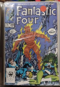 Fantastic Four  # 289 1986 MARVEL JOHN BYRNE she hulk fury death of basilisk key