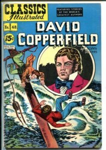 CLASSICS ILLUSTRATED #48-HRN 87-DAVID COPPERFIELD-CHARLES DICKENS-vg/fn 