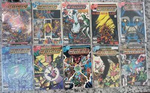 10 Crisis On Infinite Earths DC Comic Books # 1 2 3 4 5 6 8 10 11 12 VF-NM 1 LP9