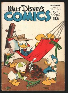 Walt Disney's Comic & Stories #50 1944-Dell-Carl Barks-Three Caballeros-Bucky...