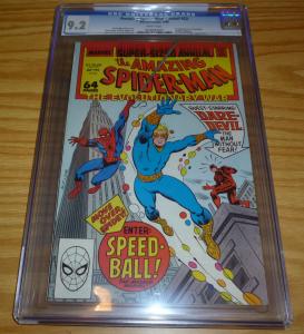 Amazing Spider-Man Annual #22 CGC 9.2 marvel new warriors key - 1ST SPEEDBALL