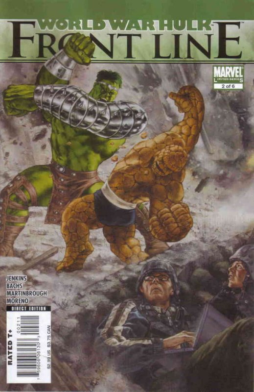 World War Hulk: Front Line #2 VF ; Marvel | Hulk vs Thing