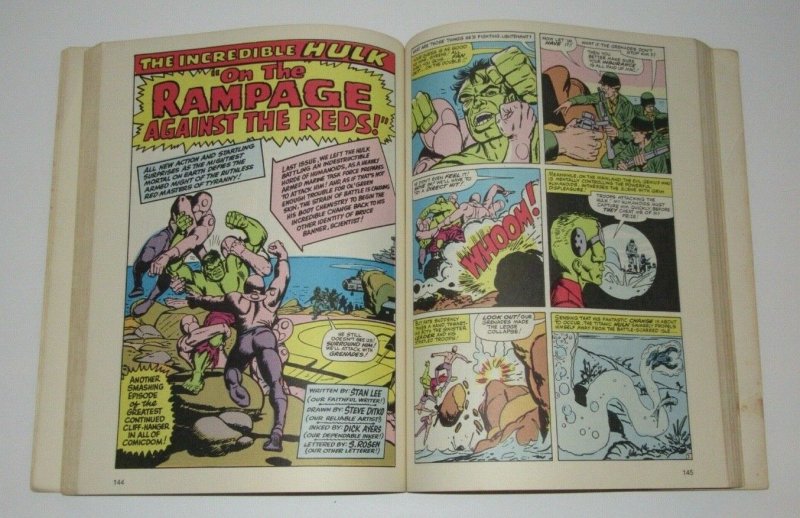 Incredible Hulk Softcover TPB Trade Paper Back 1978 Fireside Books FN