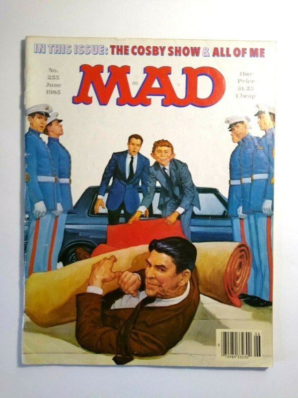 Mad Magazine June 1985 No 255 Ronald Reagan Mike Hammer Cosby Show All Of Me 70989332300