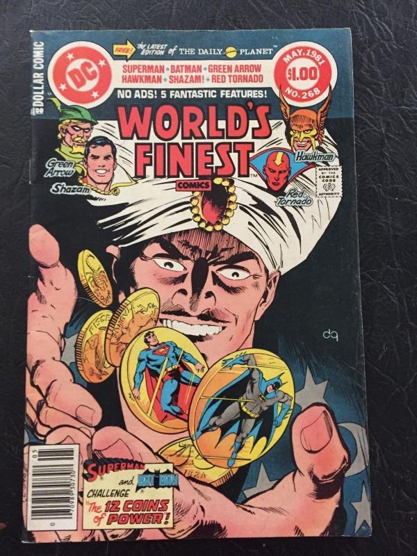 WORLD FINEST /  #268-- $1.00 BOOK / 1981 / ORIGIN CAPT. MARVEL RETOLD