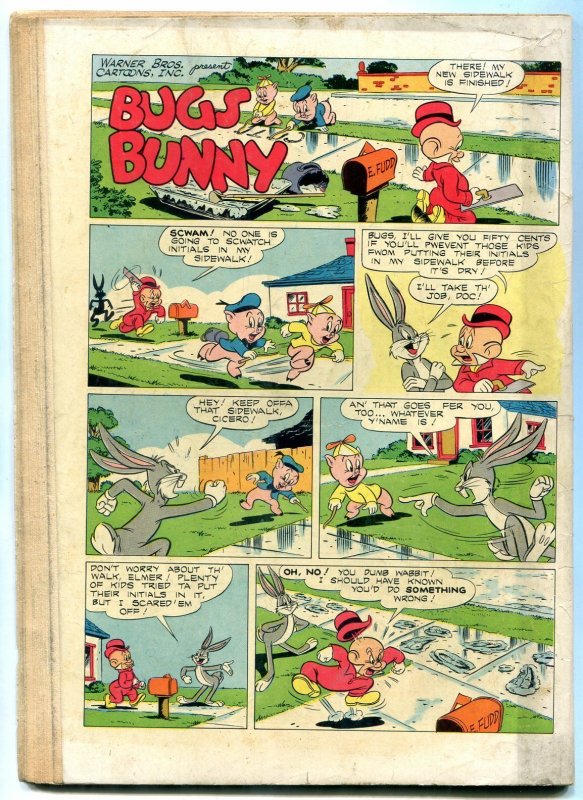 Bugs Bunny on the Isle of Hercules- Four Color Comics #266 1950 VG