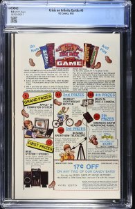 Crisis on Infinite Earths #6 (9/85) Graded CGC 9.8