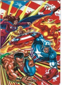 1994 Flair Marvel Card #36 Invaders