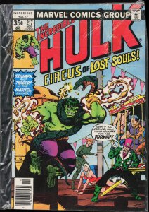 The Incredible Hulk #217 (1977) Hulk