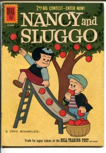 NANCY AND SLUGGO #184 1960-DELL-BUSHMILLER-PEANUTS-SCHULZ-good/vg