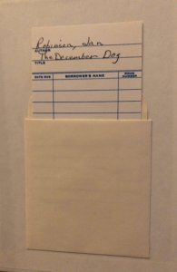 The December dog, 1969, an unused library book