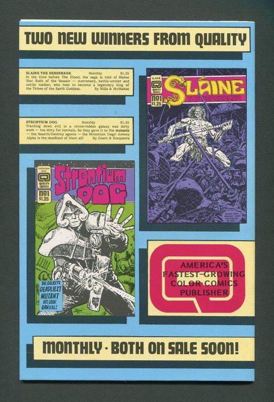 Judge Dredd #7  / 9.0 VFN-NM  /  June 1987