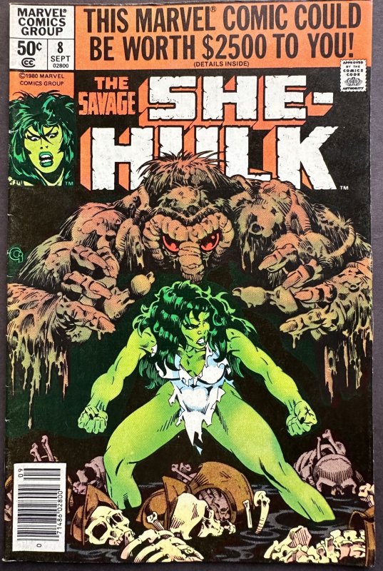 The Savage She-Hulk #8 Newsstand Edition (1980)