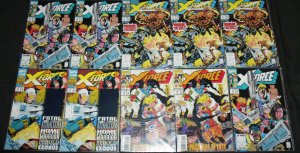 X-FORCE COMIC LOT 72PC (VF-NM) + VARIANT #1