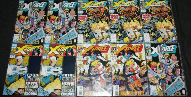 X-FORCE COMIC LOT 72PC (VF-NM) + VARIANT #1