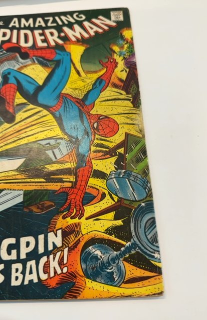 The Amazing Spider-Man #84 (1970) kingpin strikes back