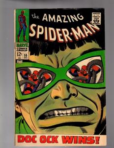 SPIDERMAN 55 VERY GOOD Dec. 1967