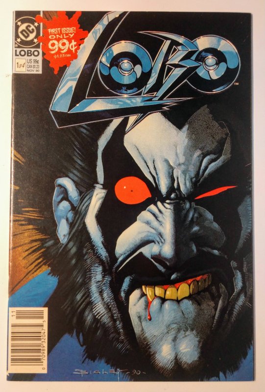 Lobo #1 (8.5-NS, 1990) 1st Solo Title, Origin of Lobo