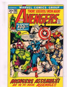 Avengers # 100 NM- Marvel Comic Book Captain America Iron Man Hulk Vision AD2