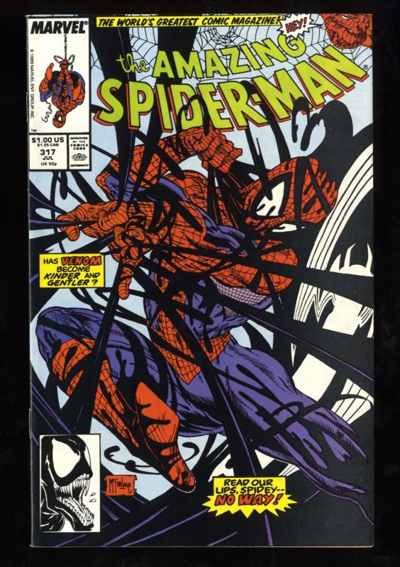 Amazing Spider-Man #317 VF- 7.5 Venom!