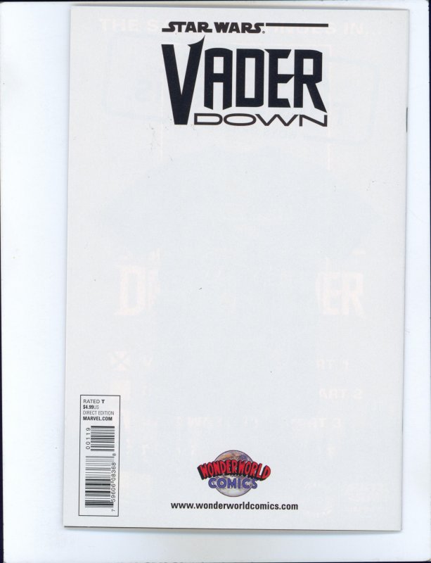 Star Wars: Vader Down #1 Wonderworld Comics Exclusive