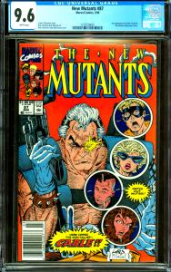 New Mutants #87 CGC Graded 9.6 1st Cable, Stryfe, & Mutant Liberation Front