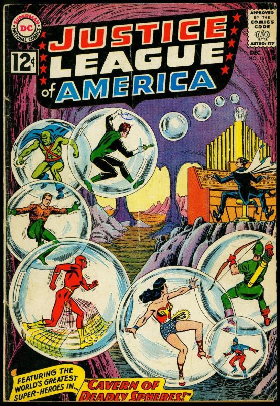 Justice League of America #16 1962- DC Silver Age comic- Maestro G/VG