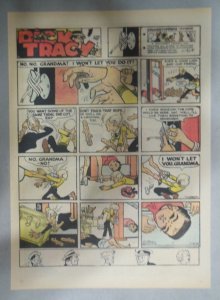 (43/52) Dick Tracy Sunday Pages by Chester Gould from 1974 All Tabloid Size !