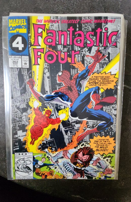 Fantastic Four #362 Direct Edition (1992)