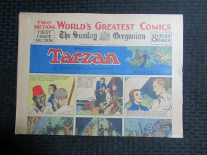 1936 Feb 9 Sunday Oregonian WORLDS GREATEST COMICS 8pgs FN 6.0 Tarzan
