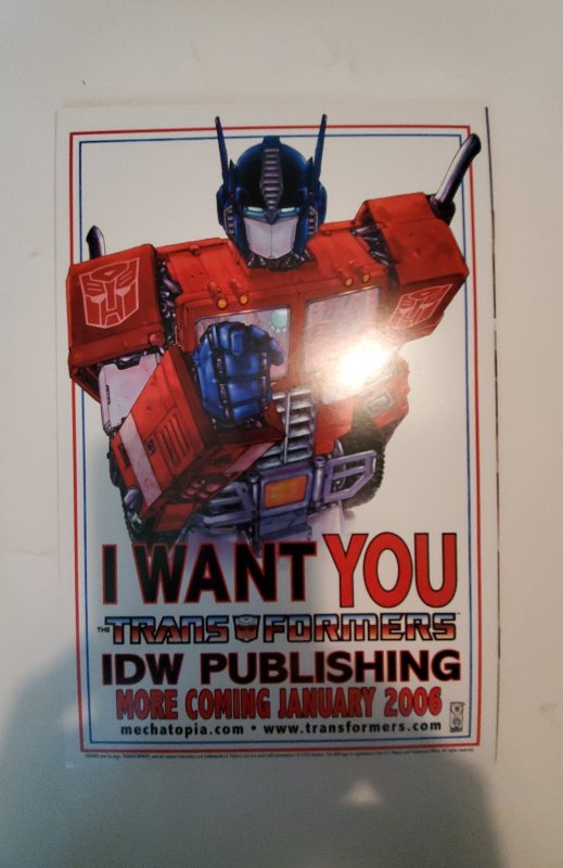 Transformers: Infiltration #0 (2005) NM IDW Comic Book J738