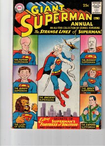 Superman Annual #3 (1961) FN+ 3rd annual! Bizarre Superman’s! Utah CERTICATE!