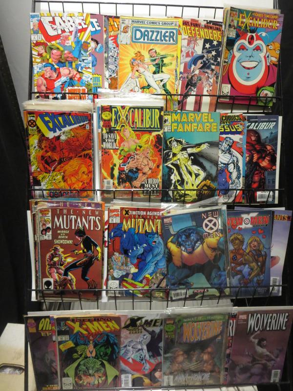 Kochcomics X-MEN Spinoff Titles Lot of 160 WYSIWYG New Mutants etc 1980s-00s SWB 