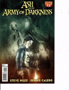Lot Of 2 Comic Books Dynamite Ash and the Army of Darkness #2 Annual 2014  MS12
