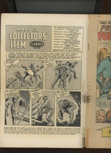 (1966) Marvel Collectors Item Classics #5: SILVER AGE! COMBINED SHIPPING! (1.8)