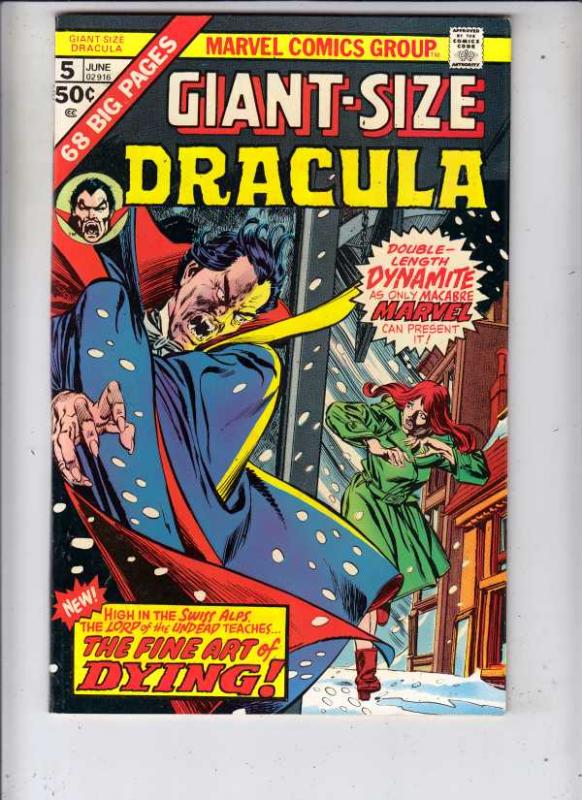 Giant-Size Dracula #5 (Jun-75) VF/NM+ High-Grade Dracula