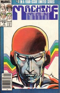 Machine Man (Ltd. Series) #4 (Newsstand) VG ; Marvel | low grade comic Barry Win
