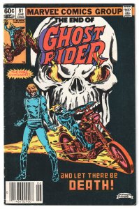 Ghost Rider #81 (1983) Final issue!