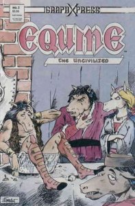 Equine the Uncivilized #3 FN ; Graphxpress | TMNT Cameo