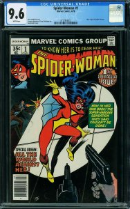 Spider-Woman #1 (Marvel, 1978) CGC Graded 9.6
