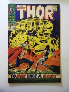 Thor #139 (1967) VG Condition cover detached at 1 staple