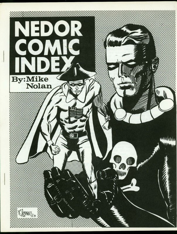 Nedor Comic Index by Mike Nolan- Fanzine Black Terror Fighting Yank 1968