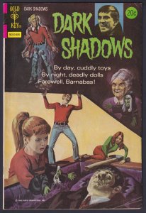 Dark Shadows #26 1974 Gold Key 5.0 Very Good/Fine comic