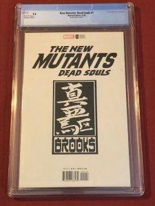 NEW MUTANTS DEAD SOULS 1 CGC 9.6 BROOKS VARIANT COVER C VIRGIN