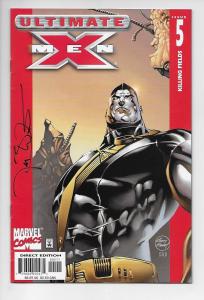Ultimate X-Men #5 - Signed by Joe Weems (Marvel, 2001) - VF