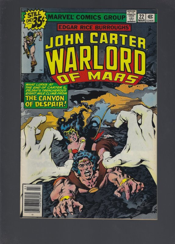 John Carter Warlord of Mars #22 (1979)