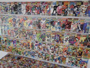 Huge Lot 180 + Comics W/ Spider-man, Thor, Iron Man+ Avg Fine Condition!